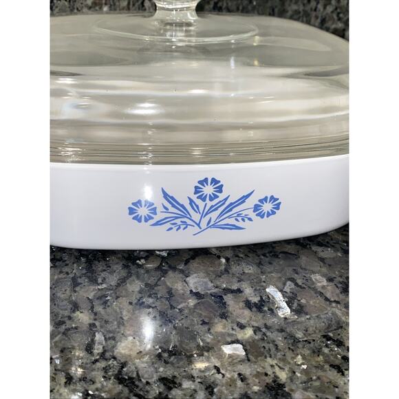 EXTEREMLY RARE 4 Pc Set PYREX Corning Ware Blue 1950’s A-2-B A-10-B 2 & 2.5 QT - Picture 2 of 7